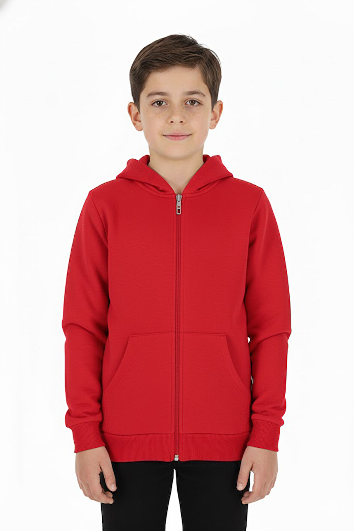 Erkek çocuk hırka 2 iplik şardonlu arkası baskılı