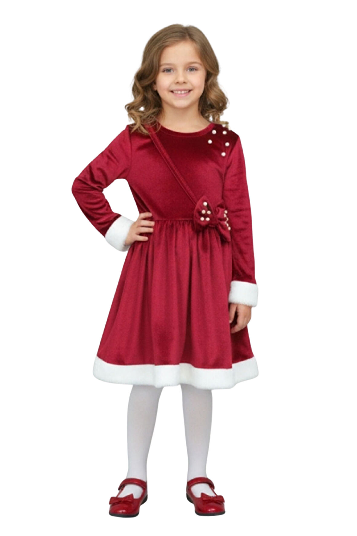 Kız Çocuk Elbise Noellik