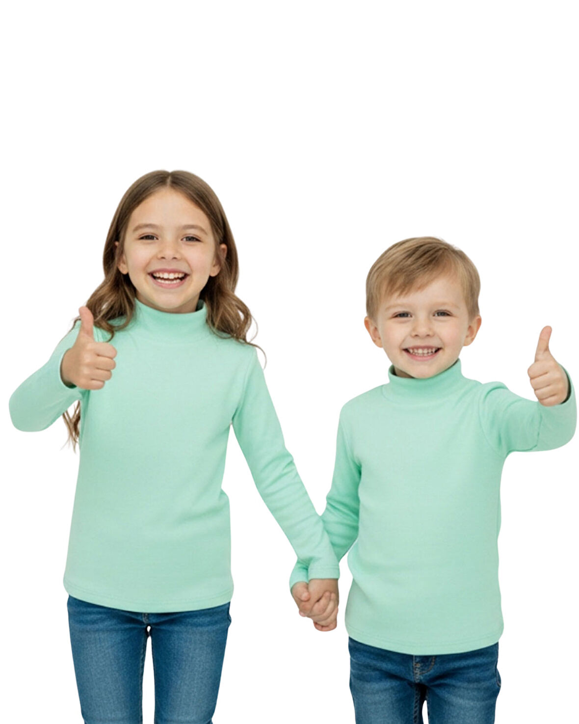 Kız/Erkek Çocuk Bluz Balıkçı Yaka