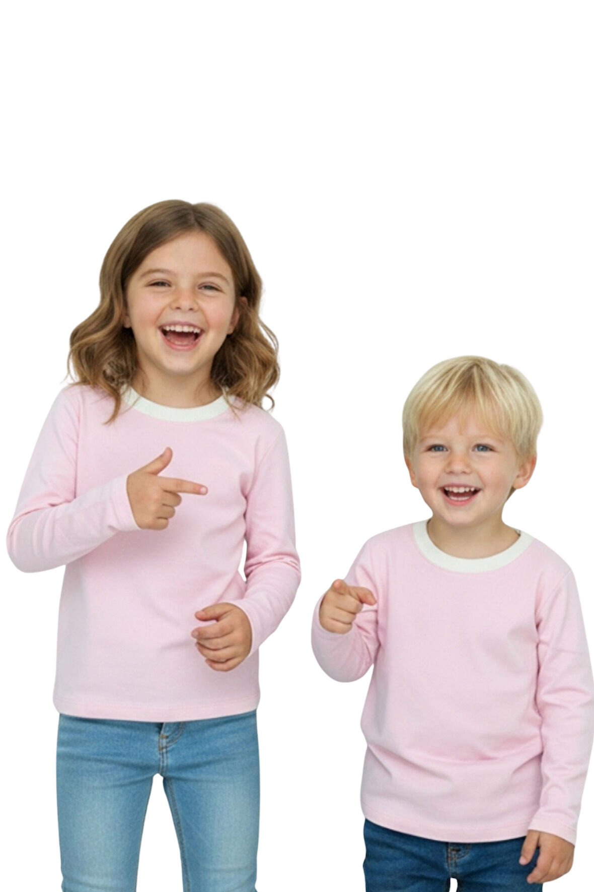 Kız/Erkek Çocuk Bluz 3 İplik Kışlık