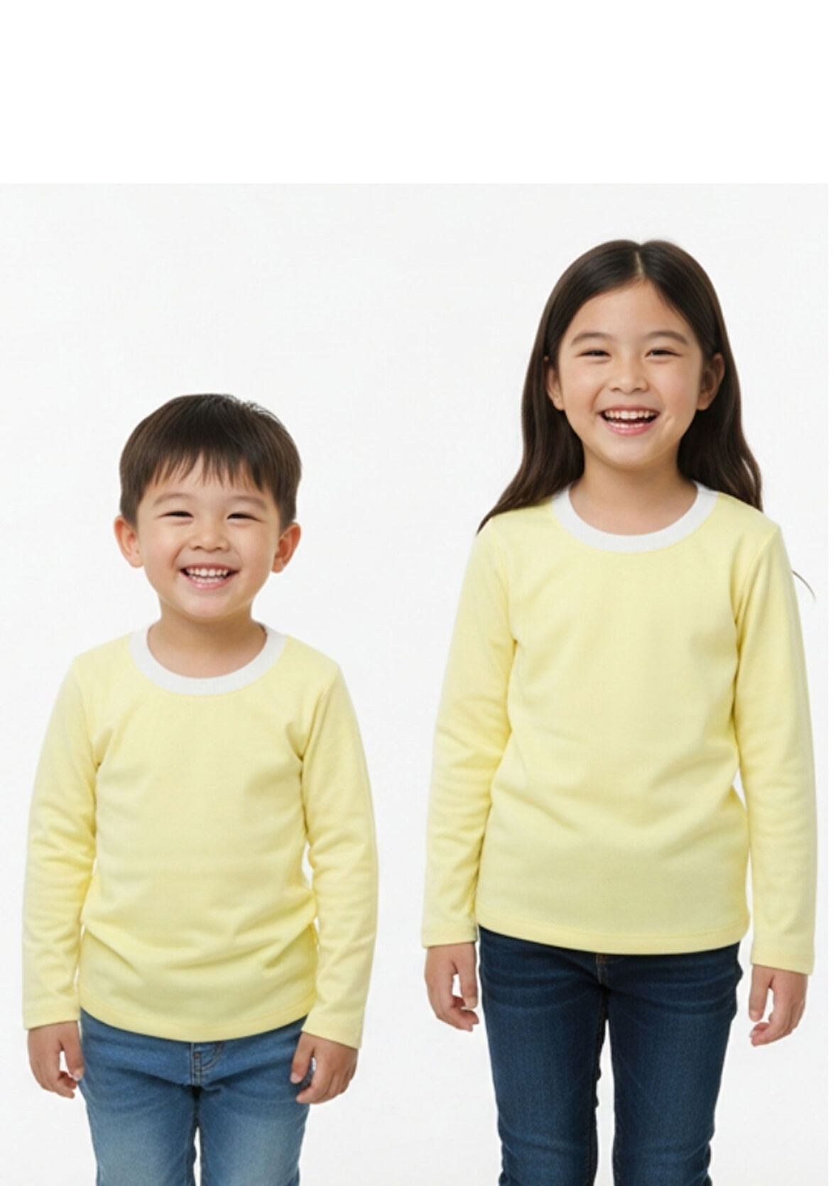 Kız/Erkek Çocuk Bluz 3 İplik Kışlık