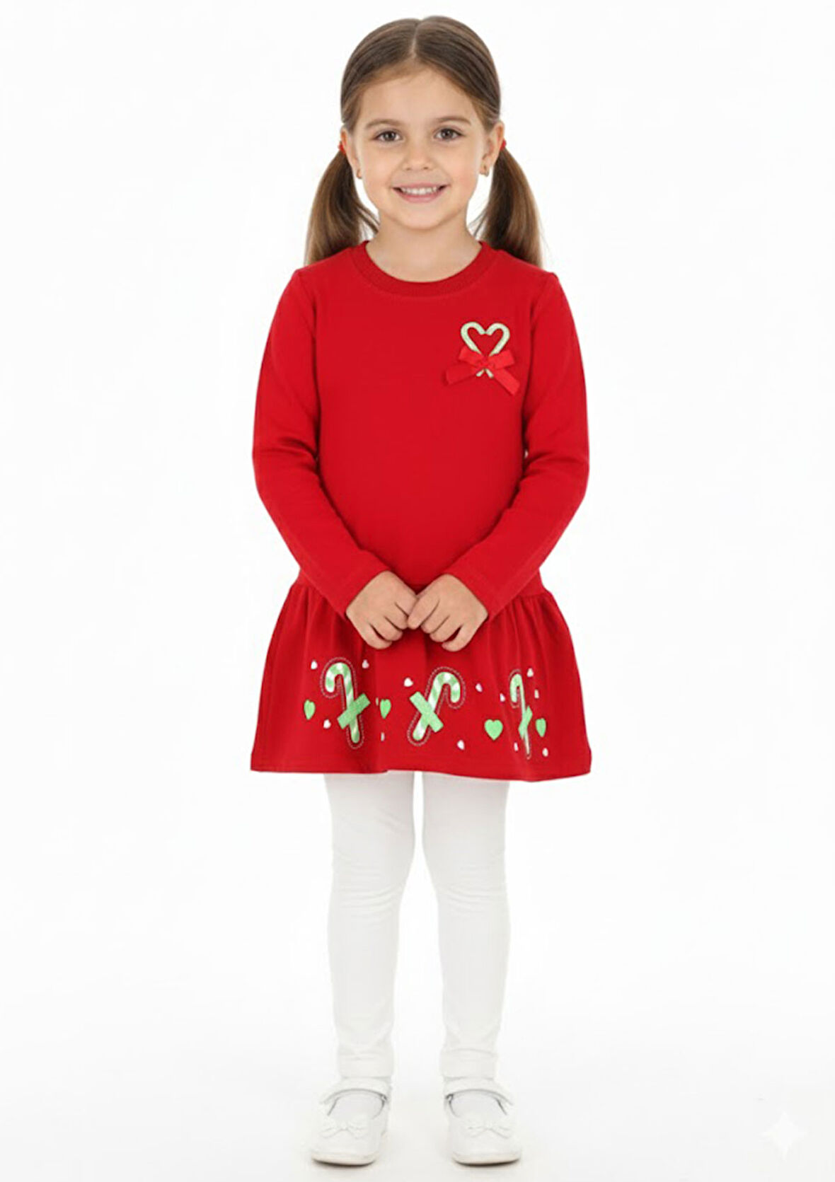 Kız Çocuk Bluz Baskılı 2 İplik Şardonlu