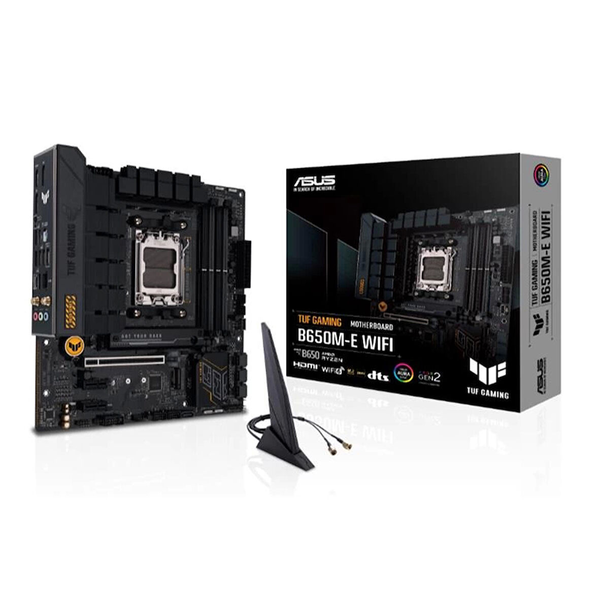 ONTECH - Asus Tuf Gamıng B650m-e Wıfı Ddr5 6400mhz 1xhdmı 2xdp 2xm.2 Usb 3.2 Matx Am5 ( Amd Am5 7000 Serisi İşlemci İle Uyumlu)