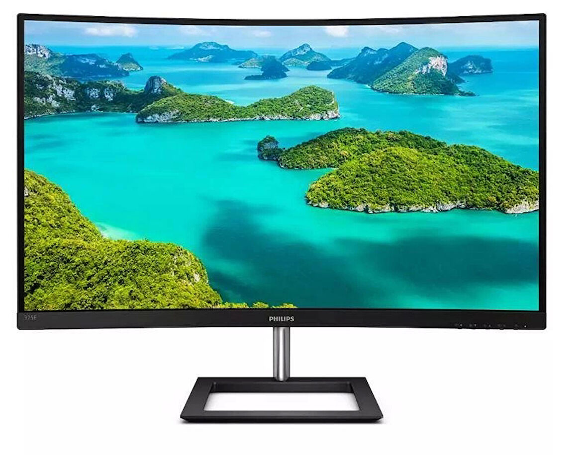 ONTECH - 31.5 Phılıps 325e1c/00 4ms 75mhz 1xvga 1xhdmı 1xdp 2k WQhd 2560x1440 Flıcker-free Freesync Yükseklik Ayarı Curved Siyah