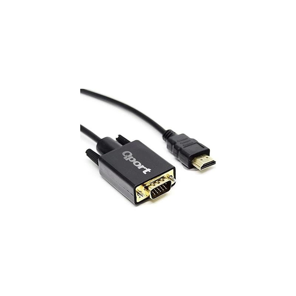 ONTECH - Qport Q-hvg18 Hdmı To Vga 1,8mt Dönüştürücü Kablo