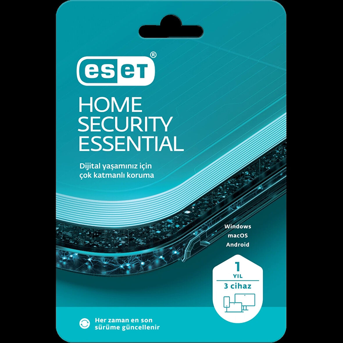 Eset Home Securıty Essentıal 3 Kullanıcı, 1 Yıl, Box