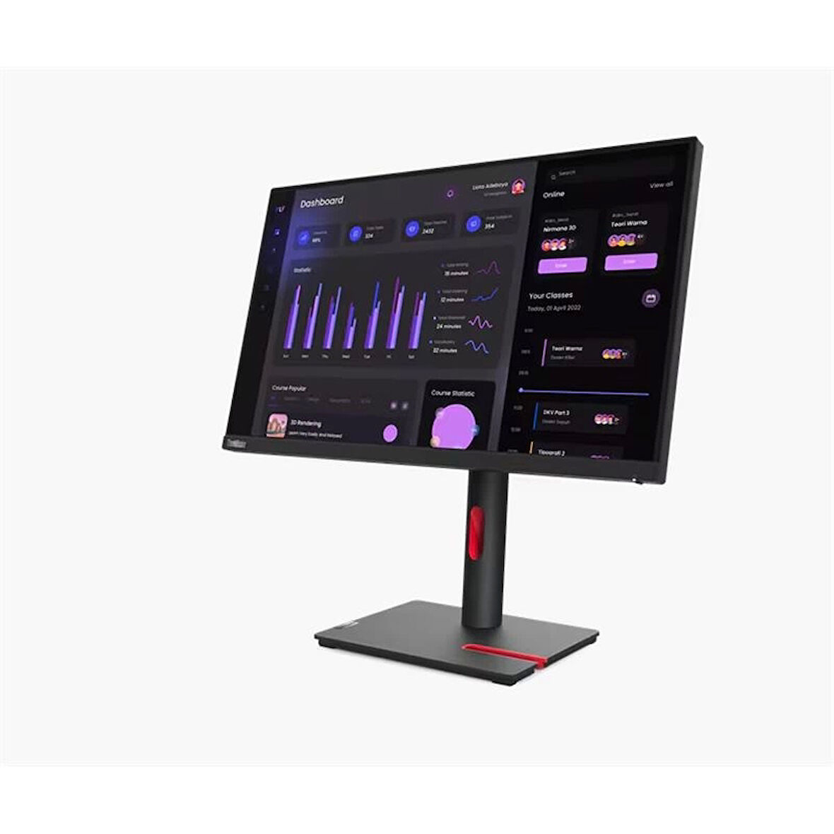 ONTECH - 23.8 Lenovo 63cfmatxtk 4ms 60hz Wled Hdmı+vga+dp Monıtor