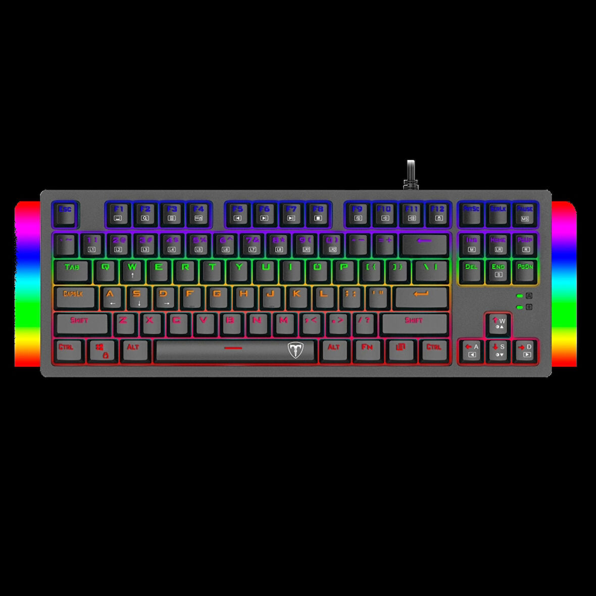 T-dagger Balı, T-tgk311, Usb Kablolu, Türkçe Q,  Rainbow Rgb, Mechanical, Blue Switch, Gaming Klavye (powered By Redragon)