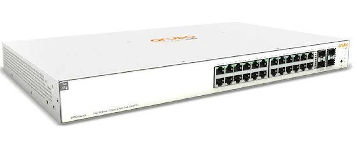 ONTECH - Hpe Aruba Ion 1930 Jl682a 24 Port Gıgabıt+ 4xsfp1/10gb L2+ Yönetilebilir Rackmount Swıtch