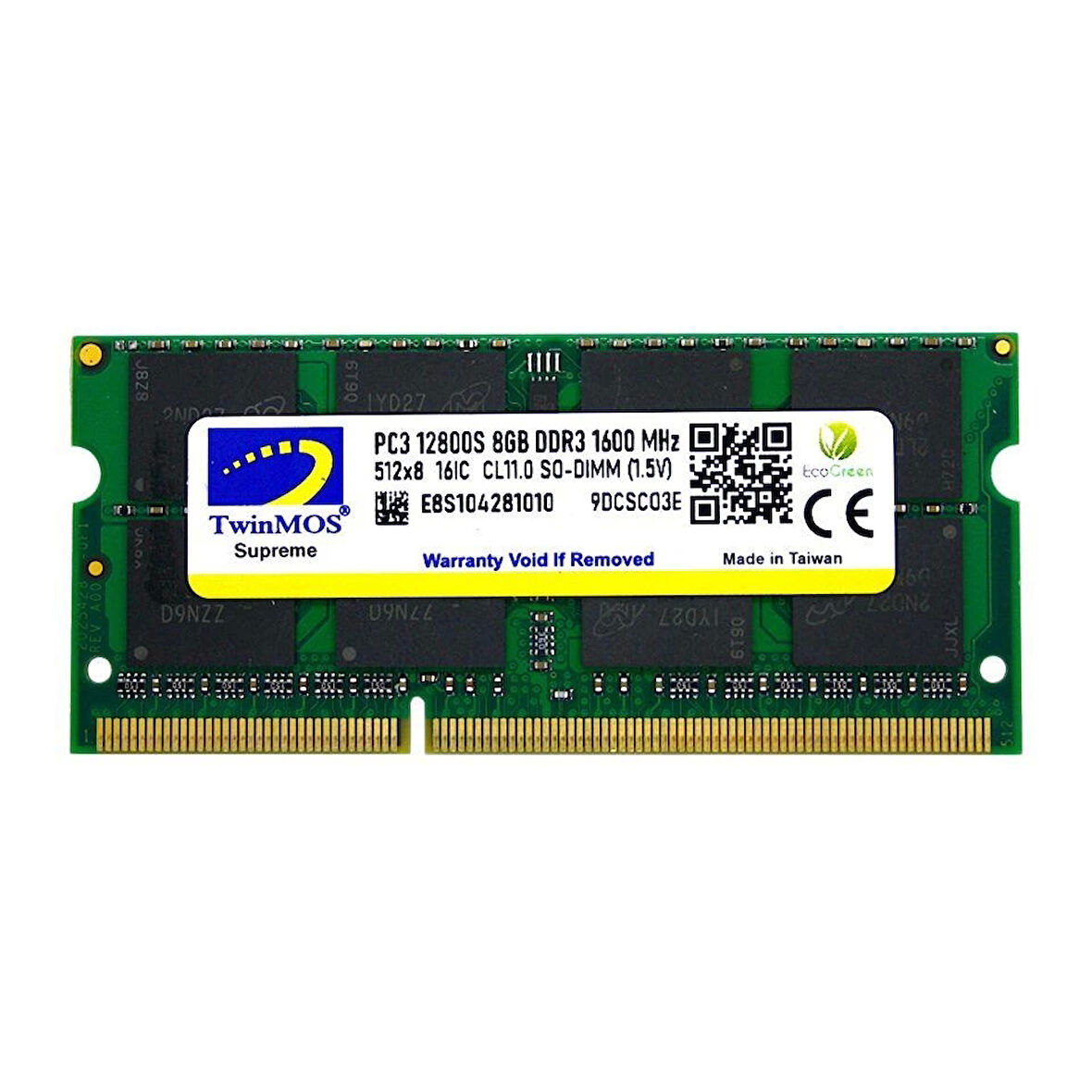 ONTECH - 8 Gb Ddr3 1600mhz Twınmos 1.5 Nb Mdd38gb1600n