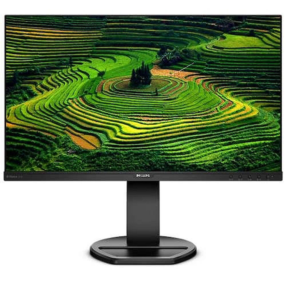 ONTECH - 23.8 Phılıps 241b8Qjeb/00 Ips 5ms 75mhz 1xvga 1xhdmı 1xdp 1xdvı Fhd 1920x1080 Usb Hoparlör Yükseklik Ayarı Vesa Siyah