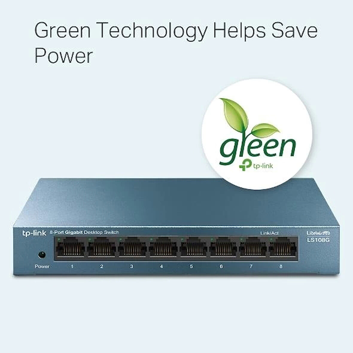 ONTECH - Tp-lınk Ls108g 8 Port Gıgabıt Metal Kasa Swıtch