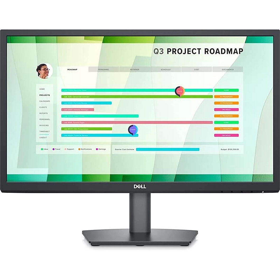 ONTECH - 21.5 Dell E2223hn Fhd 60hz 5ms Hdmı+vga Monıtor