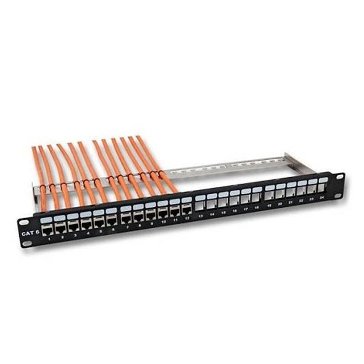 ONTECH - Uranıum 24 Port Ub24-3824l Cat6 Boş Patch Panel (10c-sb1u24pcat6ure1a)