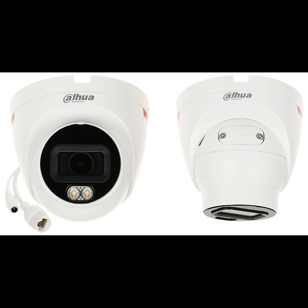Dahua  Ipc-hdw2449tl-s-led-pro  4mpix, Wizcolor, 2,8mm Lens,h265+, 30mt Gece Görüşü, Ip67, Dahili Mikrofon, Poe Dome Ip Kamera