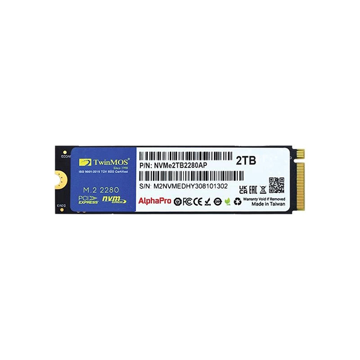 ONTECH - 2 Tb Twınmos M.2 Pcıe Nvme 3600/3250 Nvme2tb2280ap