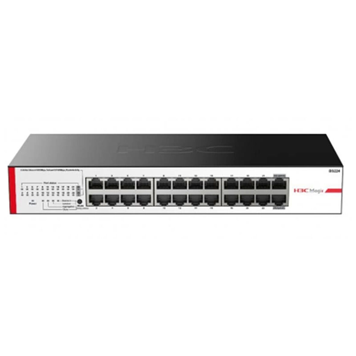 ONTECH - H3c Magıc Bs224 24 Port Gıgabıt Metal Kasa Rackmount Swıtch