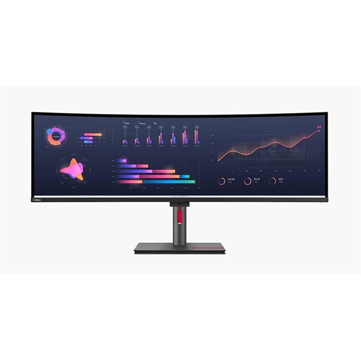 ONTECH - 49 Lenovo Thınkvısıon P49w-30 63dbrat1tk 4ms 60hz Hdmı+dp Monitör