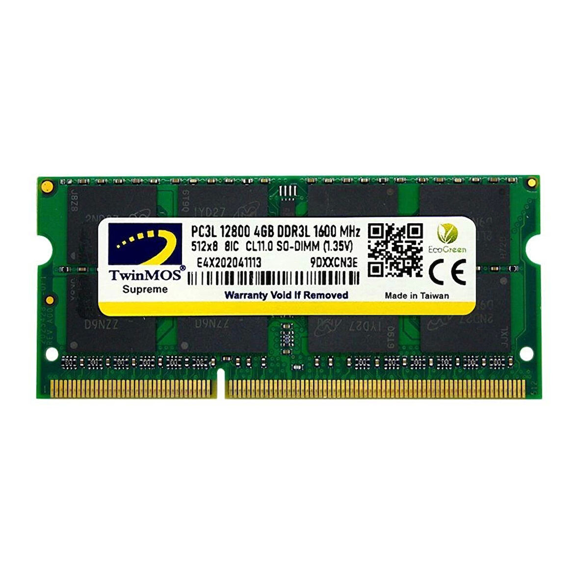 ONTECH - 4 Gb Ddr3 1600mhz Twınmos 1.35 Cl11 Nb Mdd3l4gb1600n