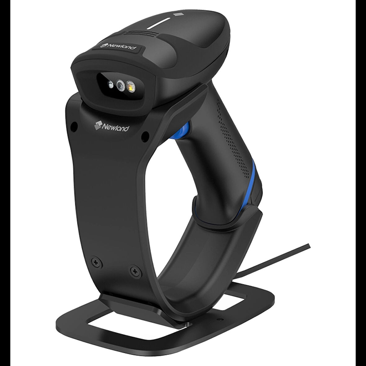Newland Hr3300-bt, El Tipi, Cmos, Bluetooth 5.0, Kablosuz, 100metre, 1d Ve 2d Karekod, Barkod Okuyucu (ayaklı)