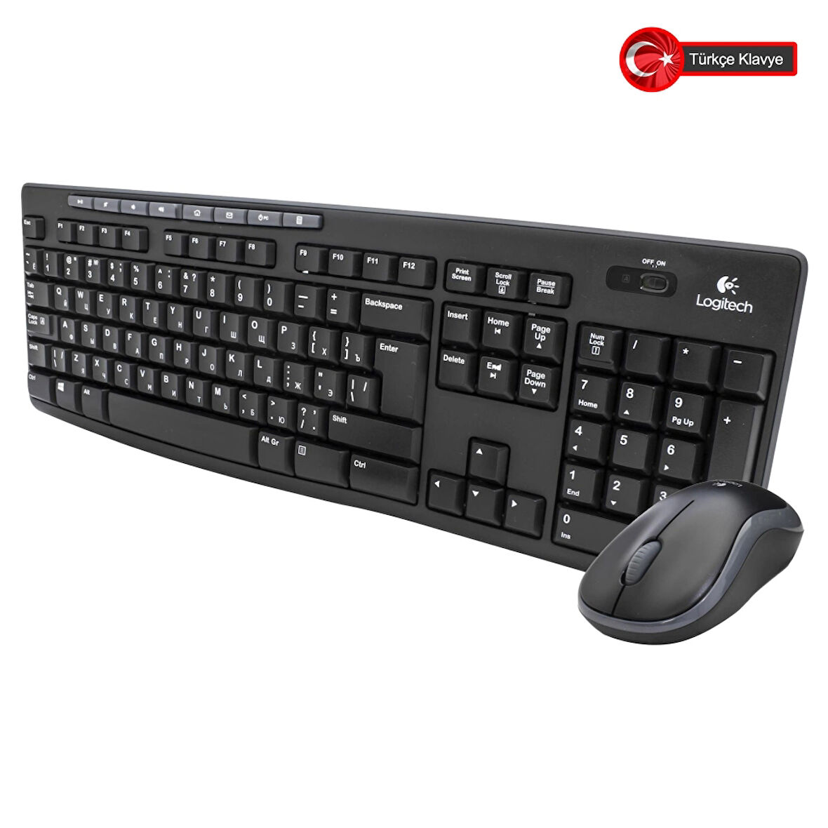 Logıtech Mk270, 920-004525, Kablosuz, Türkçe Q, Klavye Mouse Set