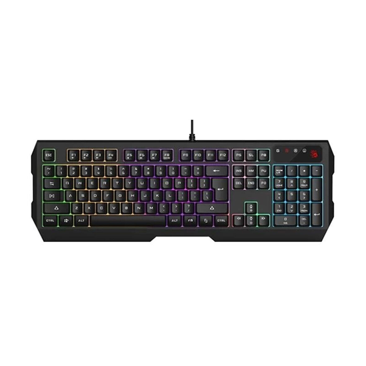 ONTECH - A4 Tech Bloody B135n Q Usb Siyah Neon Mm Gamıng Klavye