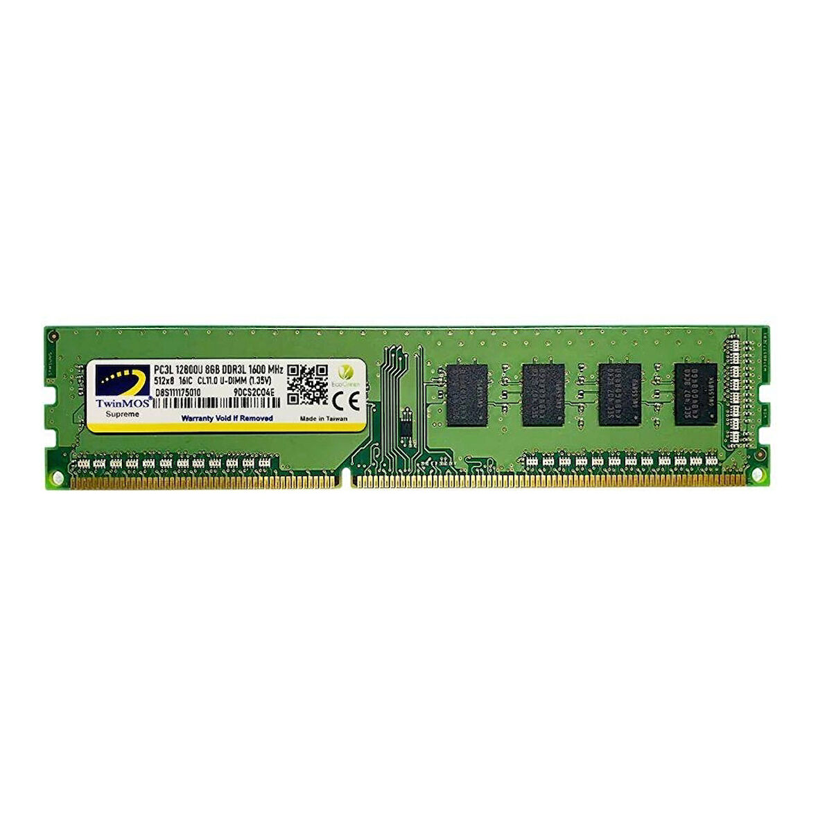 ONTECH - 8 Gb Ddr3 1600mhz Twınmos 1.35 Dt Mdd3l8gb1600d