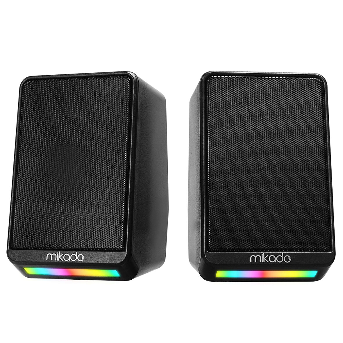 Mıkado Md-178, 6w, 1+1, Masaüstü, Rgb Aydınlatma, Usb, Siyah Kasa, Speaker