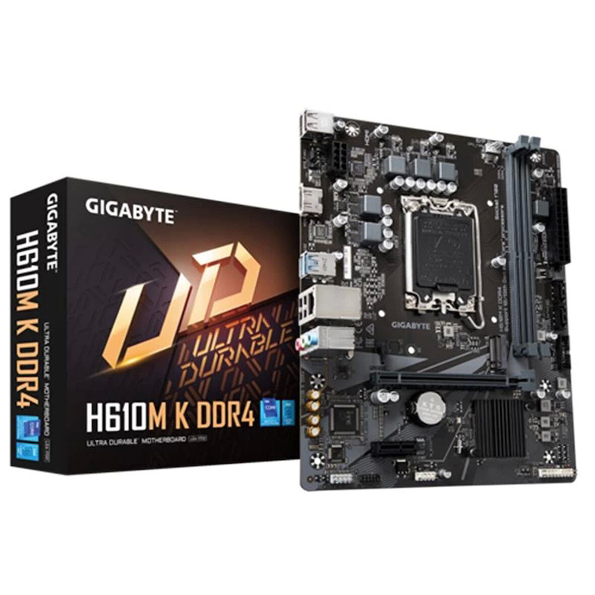 ONTECH - Gıgabyte H610m-k Ddr4 3200mhz 1xhdmı 1xm.2 Usb 3.2 Matx 1700p (12. / 13. Ve 14. Nesil İşlemci Uyumlu)