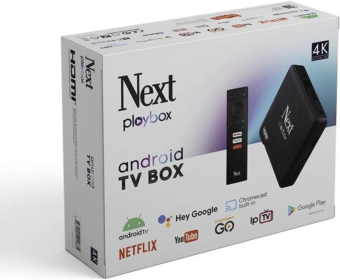Next Playbox 4K Android TV Box Teşhir