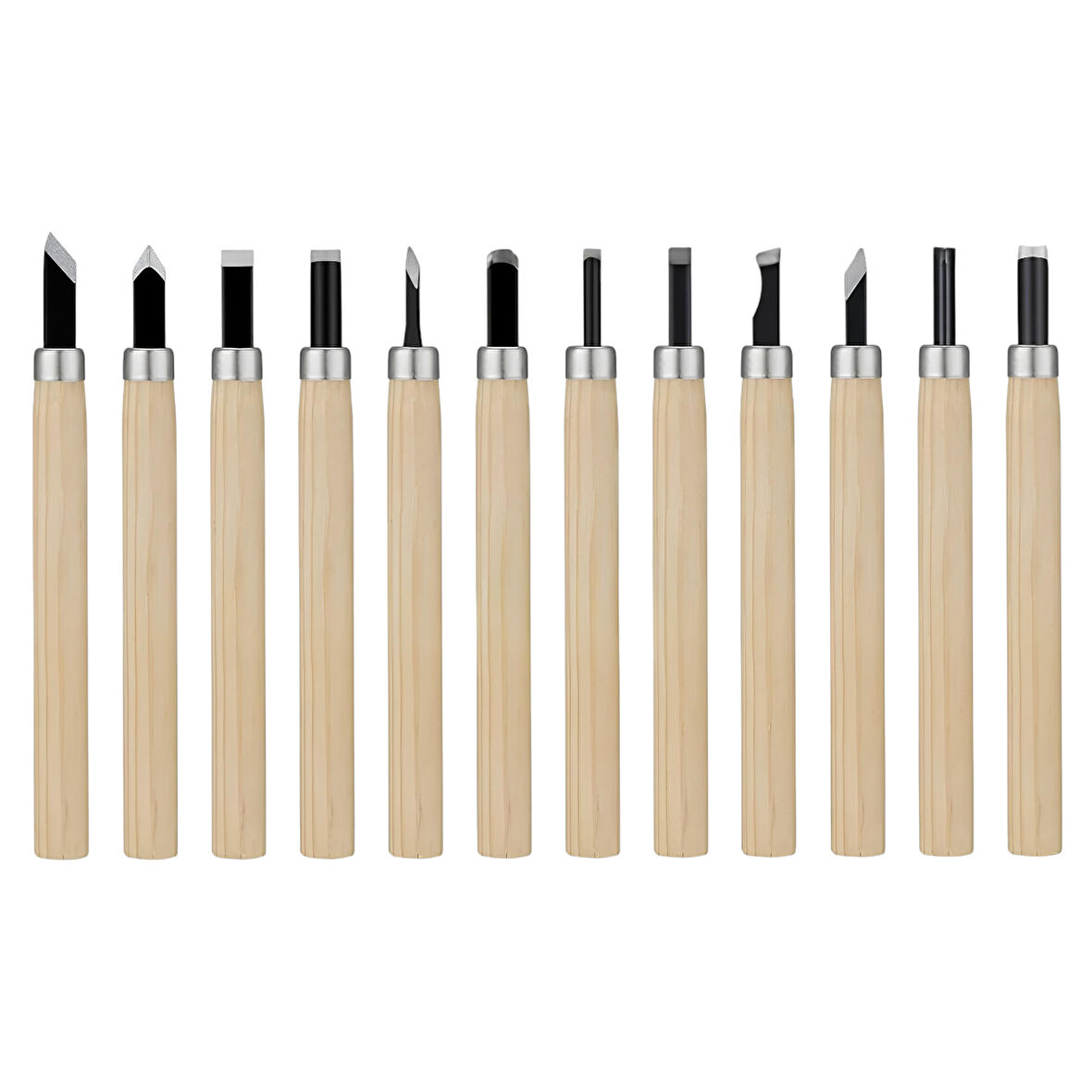 Fixonic Sakata WD1008 12 Parça Mini Ahşap Oyma Seti