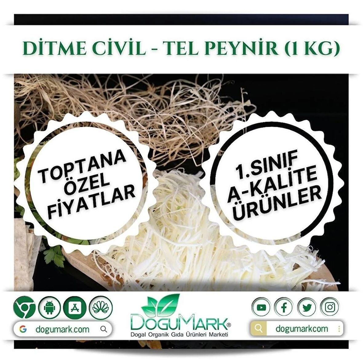 Ditme Civil – Tel Peynir (1 Kg)