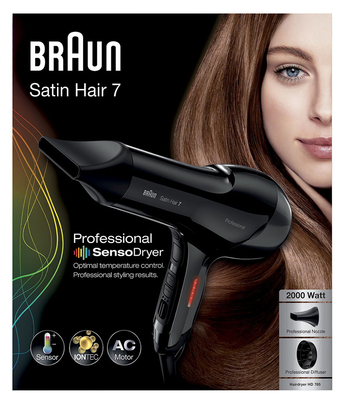 Braun Satin Hair 7 SensoDryer HD785 2000W Saç Kurutma Makinesi