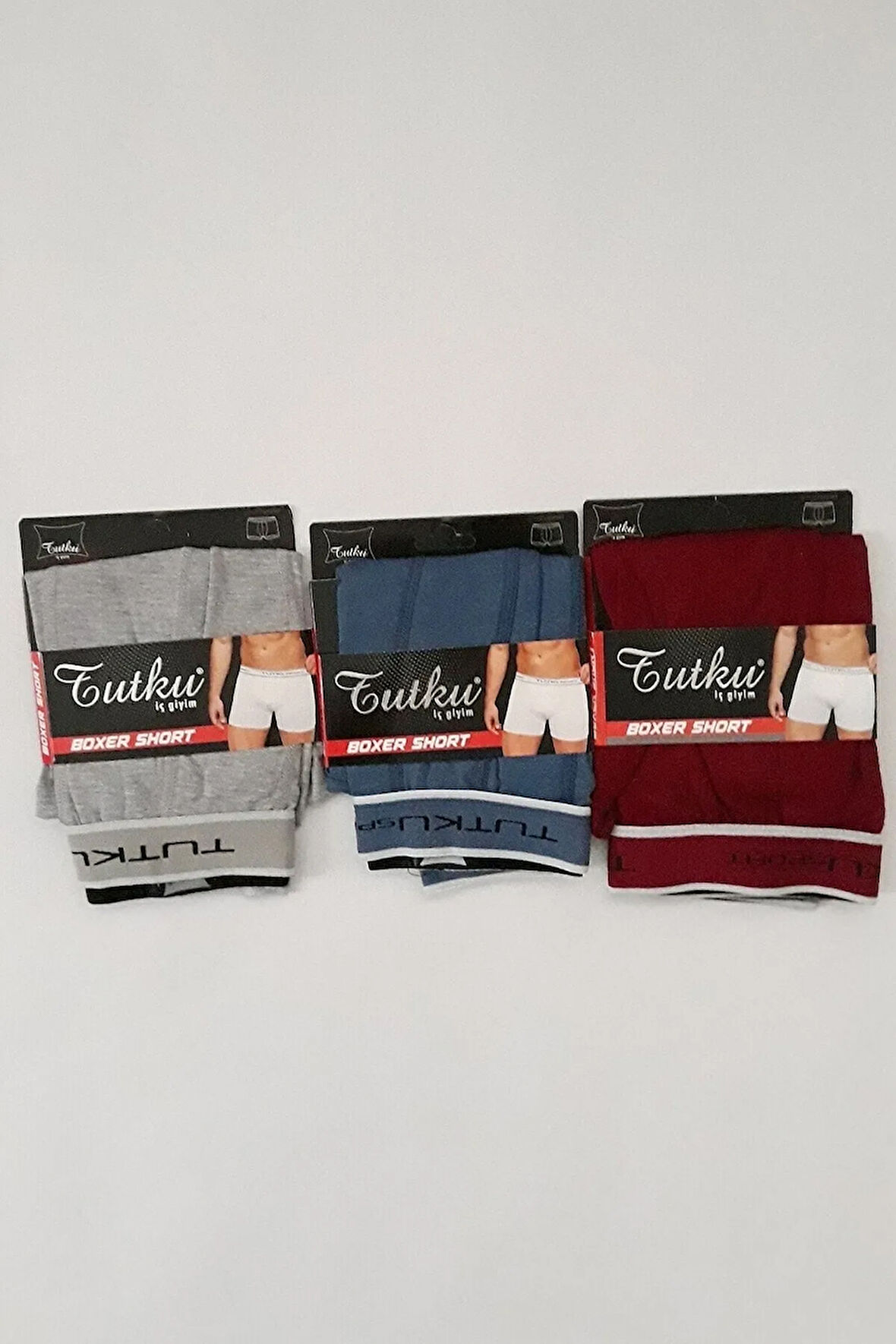 Erkek Likralı Elastan Spor Karışık Renk 6'lı Paket %34 Pamuklu Boxer