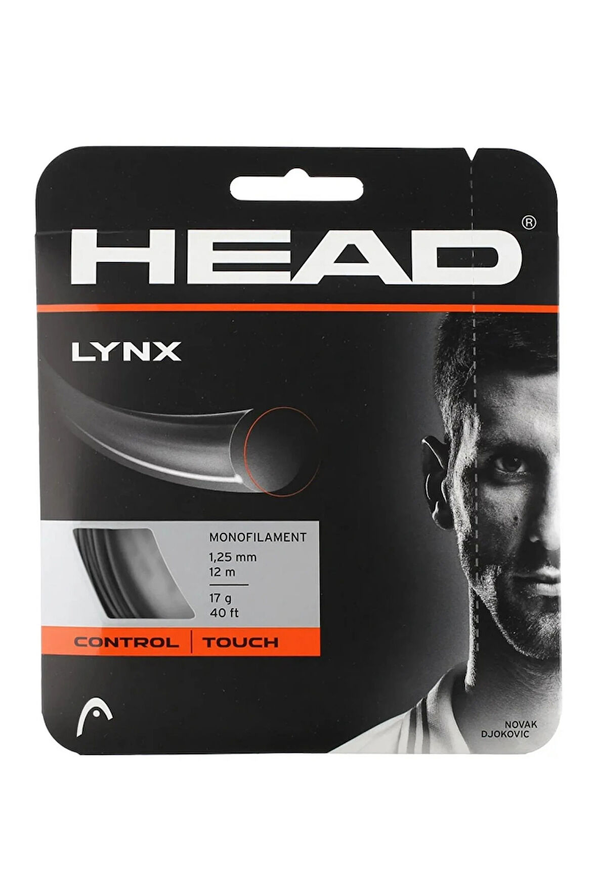 Head Lynx 125 Antrasit Tenis Kordaj Teli 12m