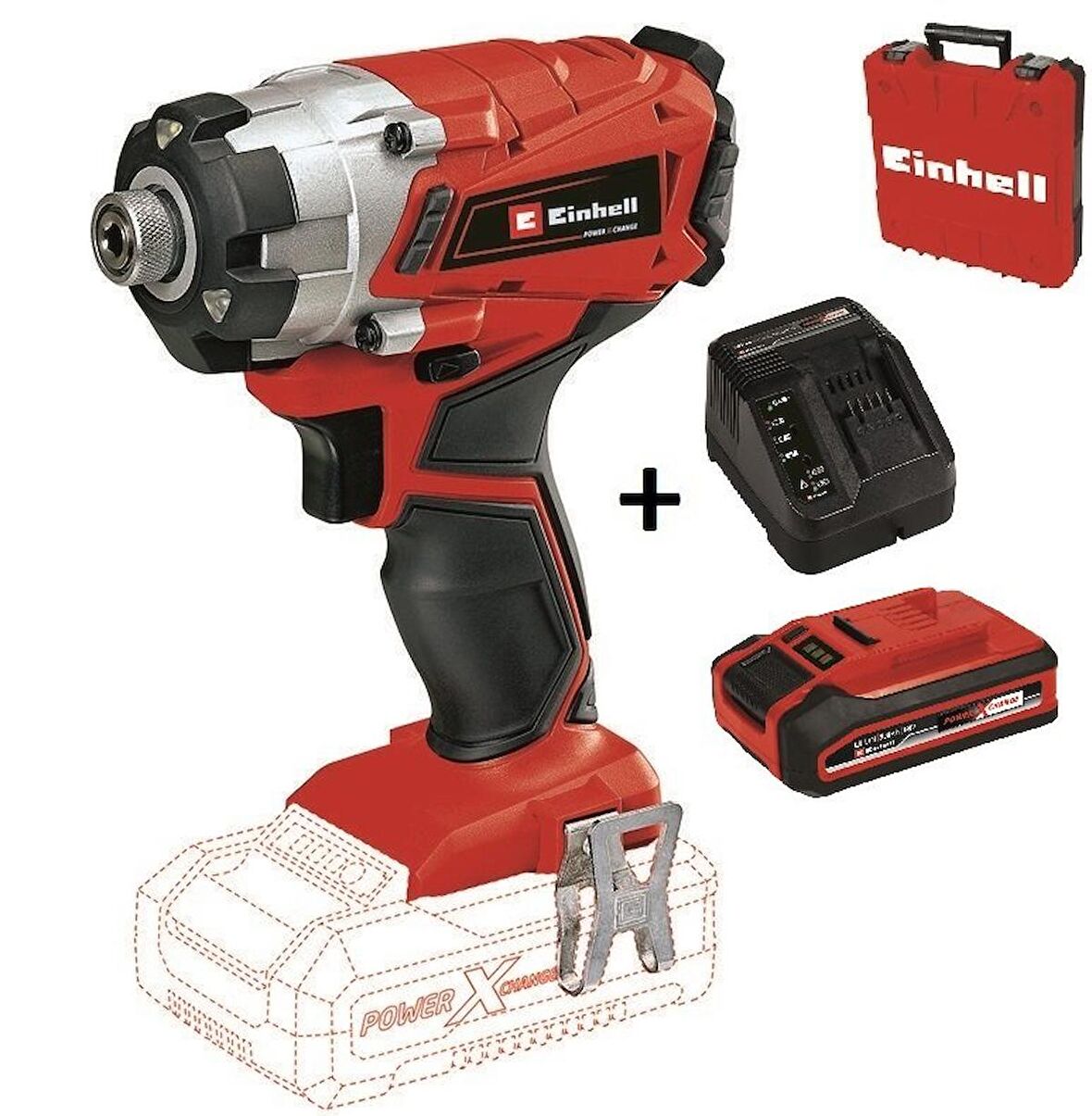 Einhell Te-Cı 18/1 Li 1Adet 18V 3.0 Ah Plus Akülü ve Çantalı Vidalama