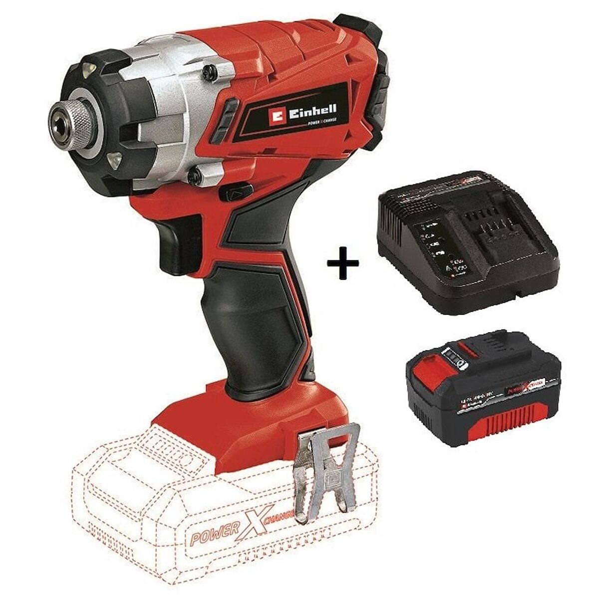 Einhell Te-Cı 18/1 LI 4 Ah Tek Akülü Darbeli Vidalama Makinesi