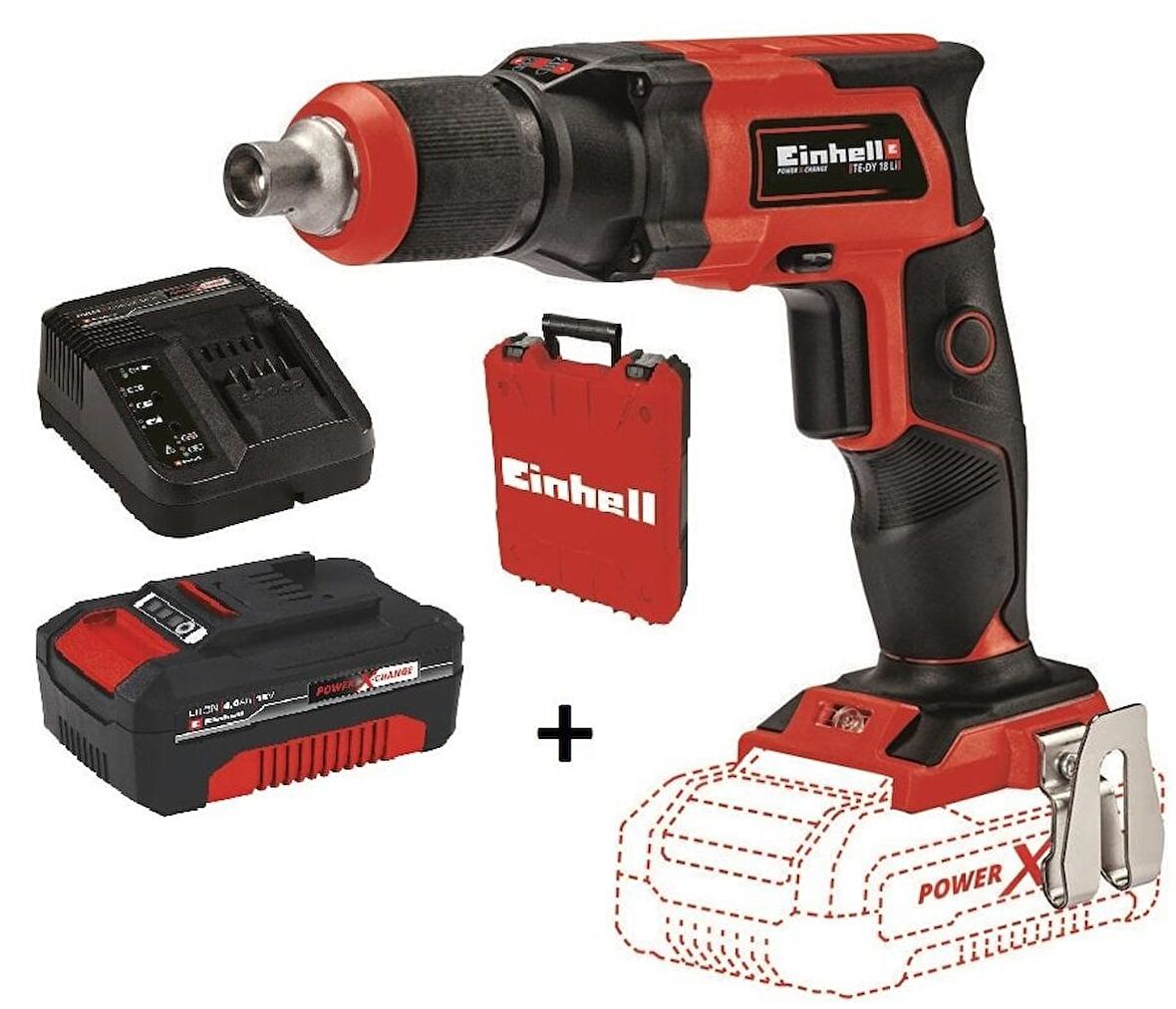 Einhell TE-DY 18 LI 4 Ah Tek Akülü Vidalama Makinesi