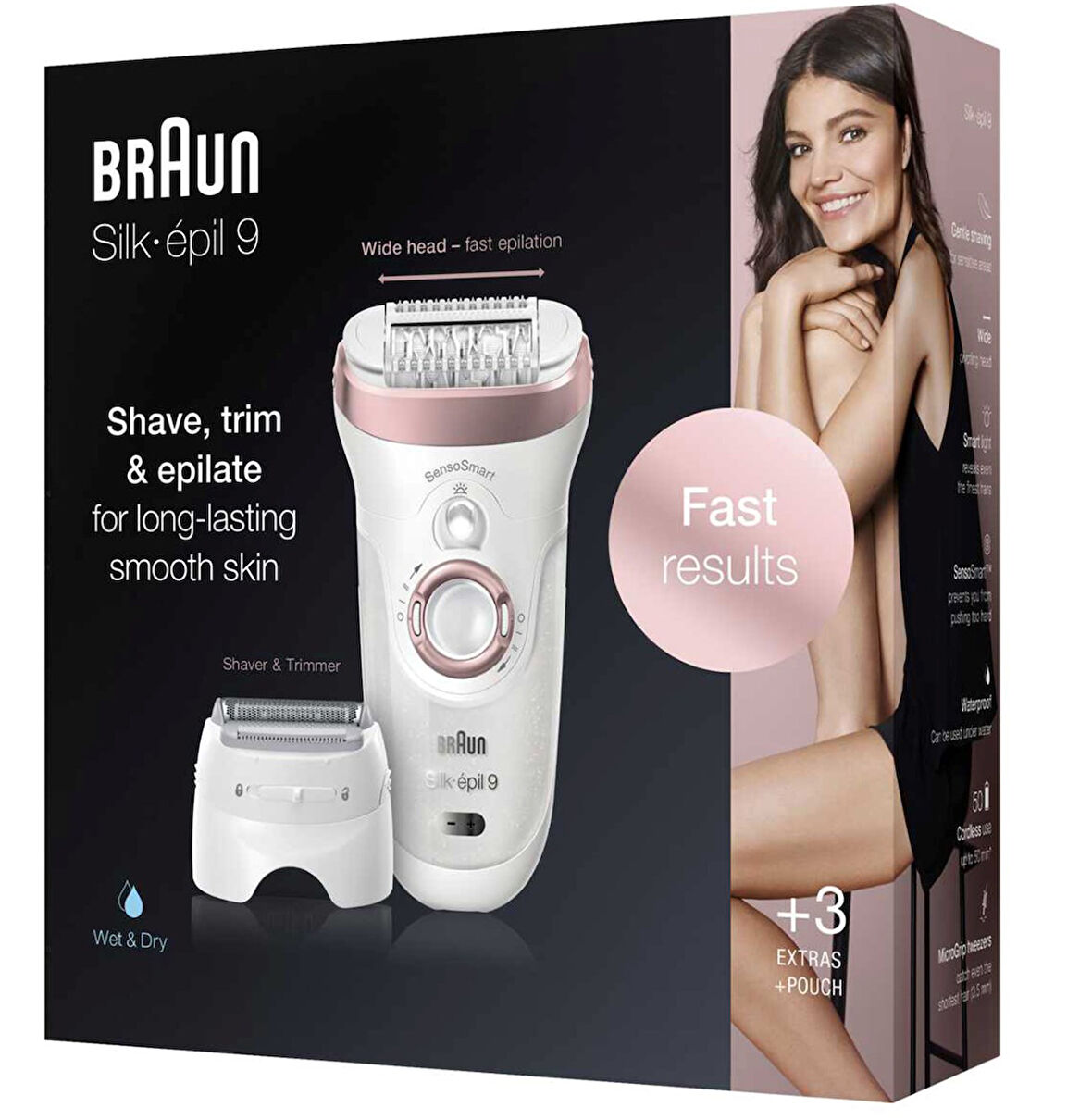 Braun Silk-épil 9 9720 SensoSmart Epilasyon