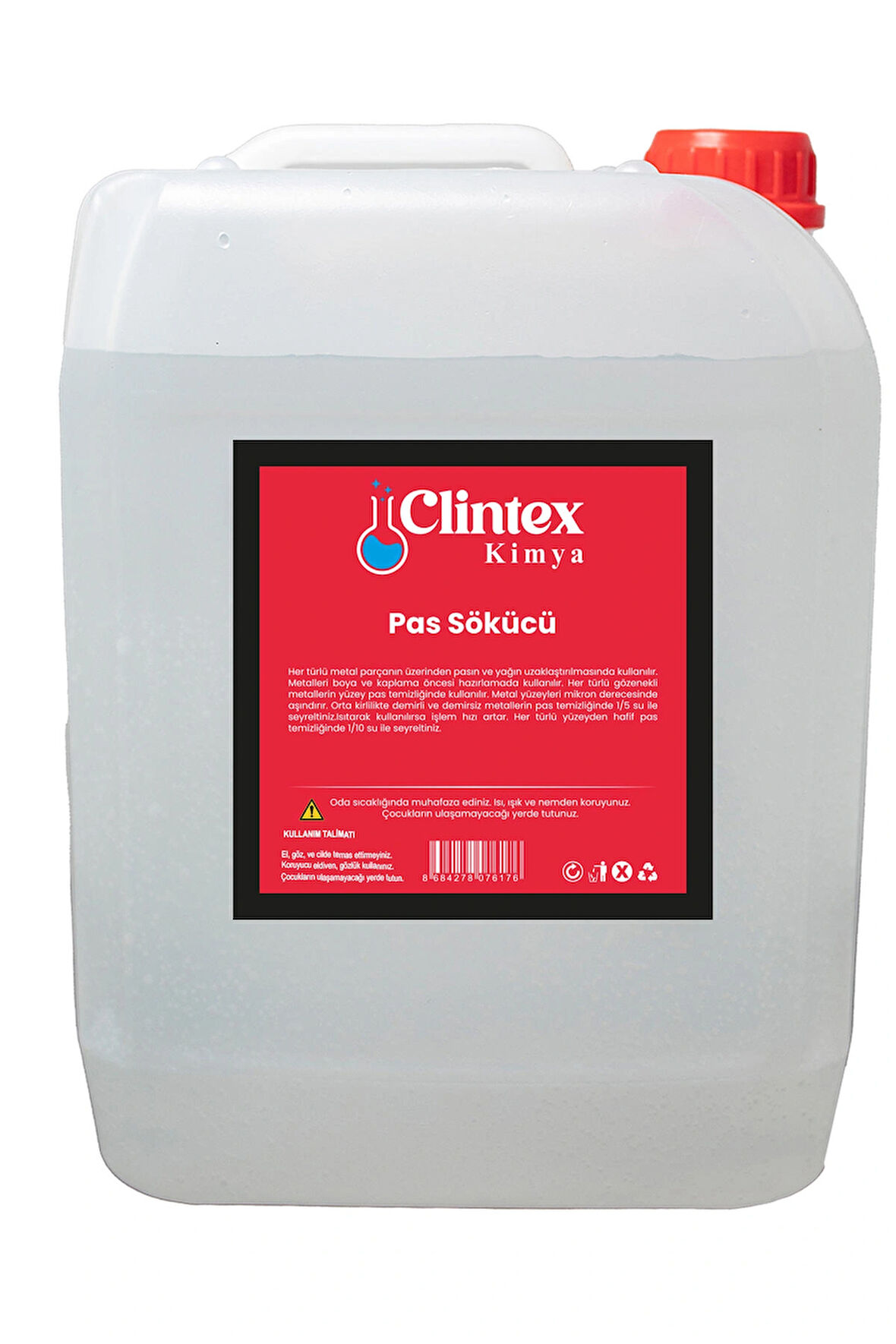 Clintex Kimya Konsantre Pas Sökücü 5 kg