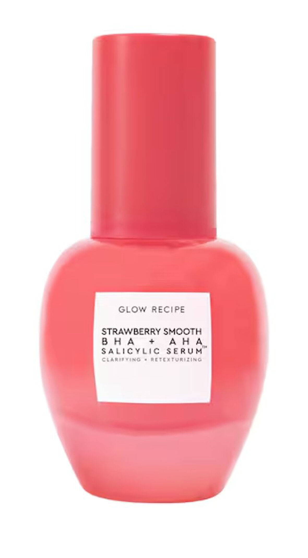 GLOW RECIPE Strawberry Smooth - Salisilik asit, AHA ve BHA İçeren Arındırıcı Serum 30 ML 