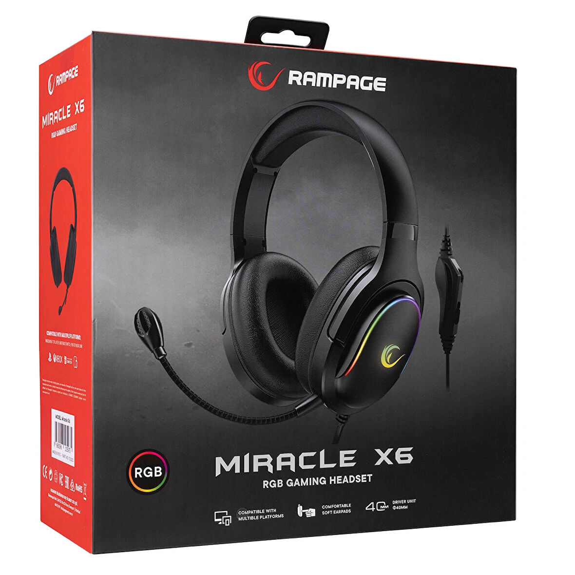 Rampage MİRACLE X6 Oyuncu kulaklığı 