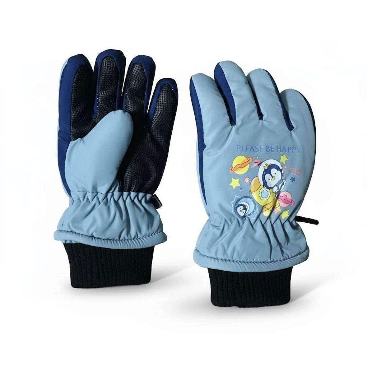 1-3 Yaş Erkek Çocuk Şişme Kar Kayak Eldiveni