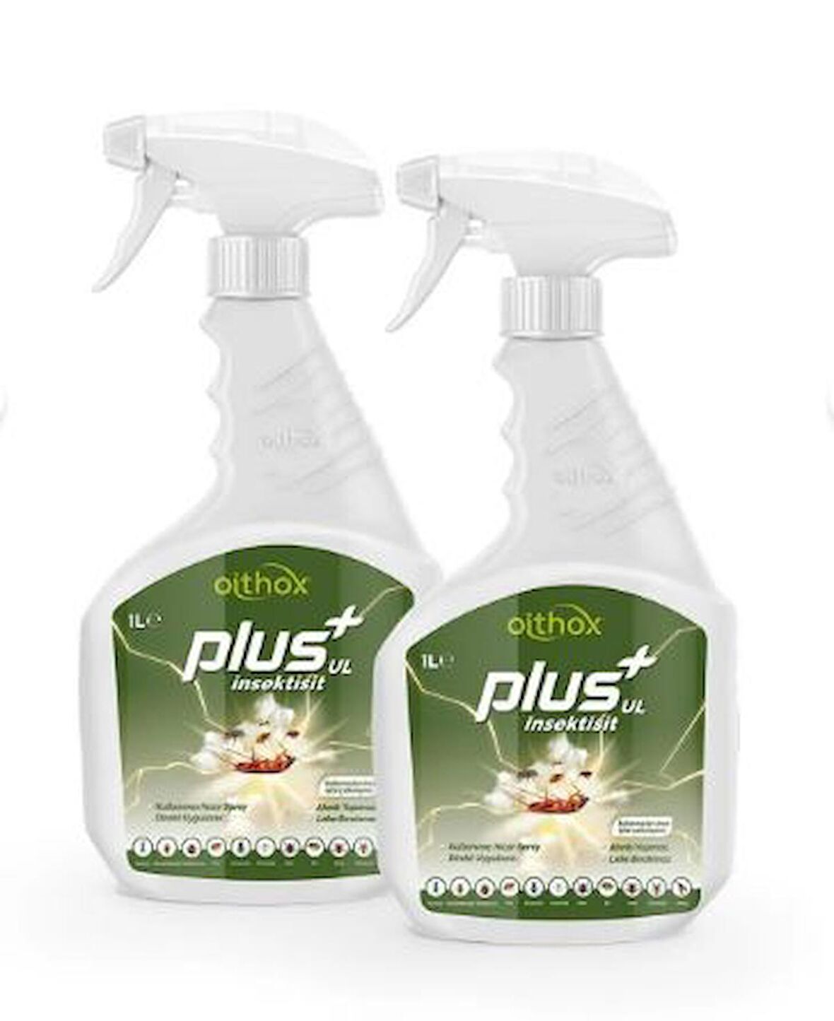 Oithox Plus UL Insektisit Böcek, Tahta kurusu Pire , Bit, Mite, Hamamböceği İlacı 1 Lt 2 li Paket