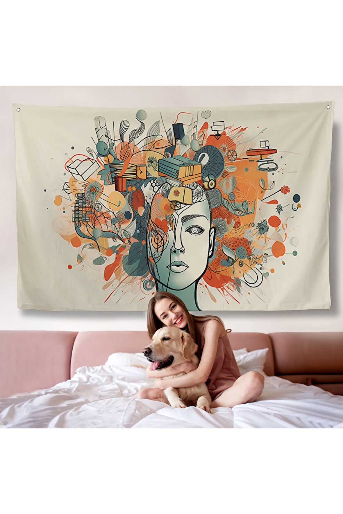 Zihin Haritası Duvar Örtüsü-7280