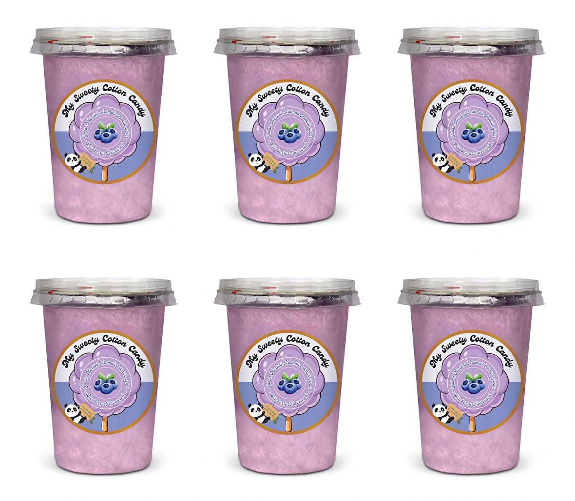 YABAN MERSİNİ AROMALI 6'LI GURME PAMUK ŞEKERLER