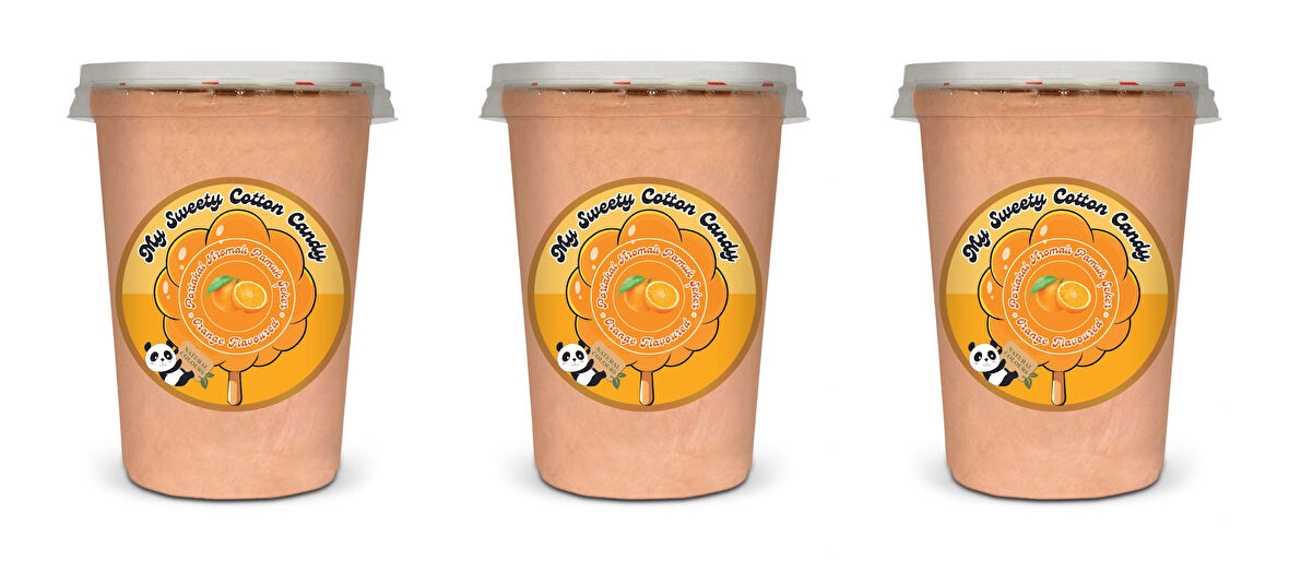 PORTAKAL AROMALI 3'LÜ GURME PAMUK ŞEKERLER