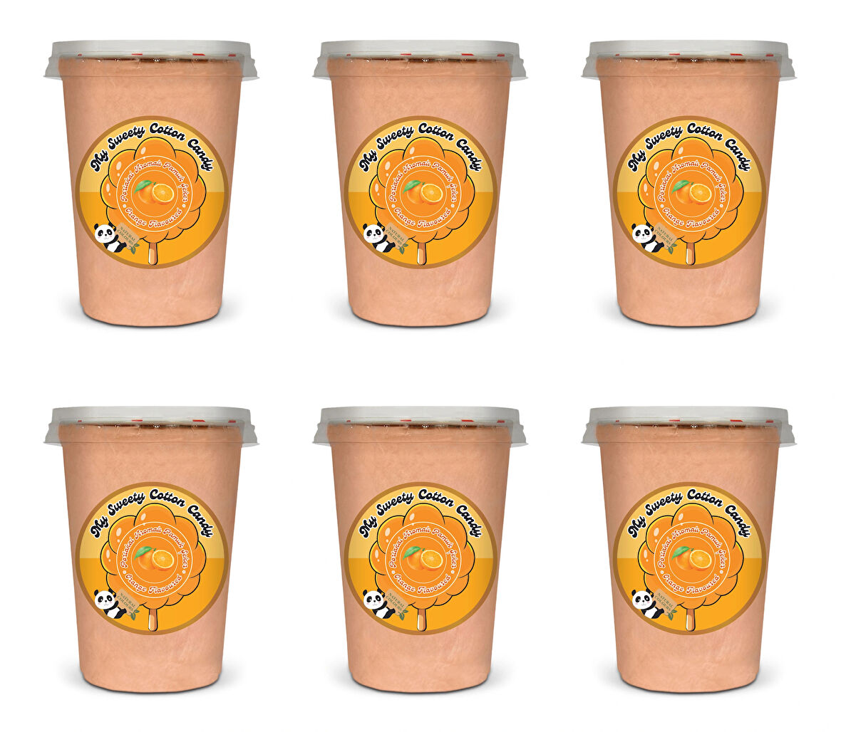 PORTAKAL AROMALI 6'LI GURME PAMUK ŞEKERLER