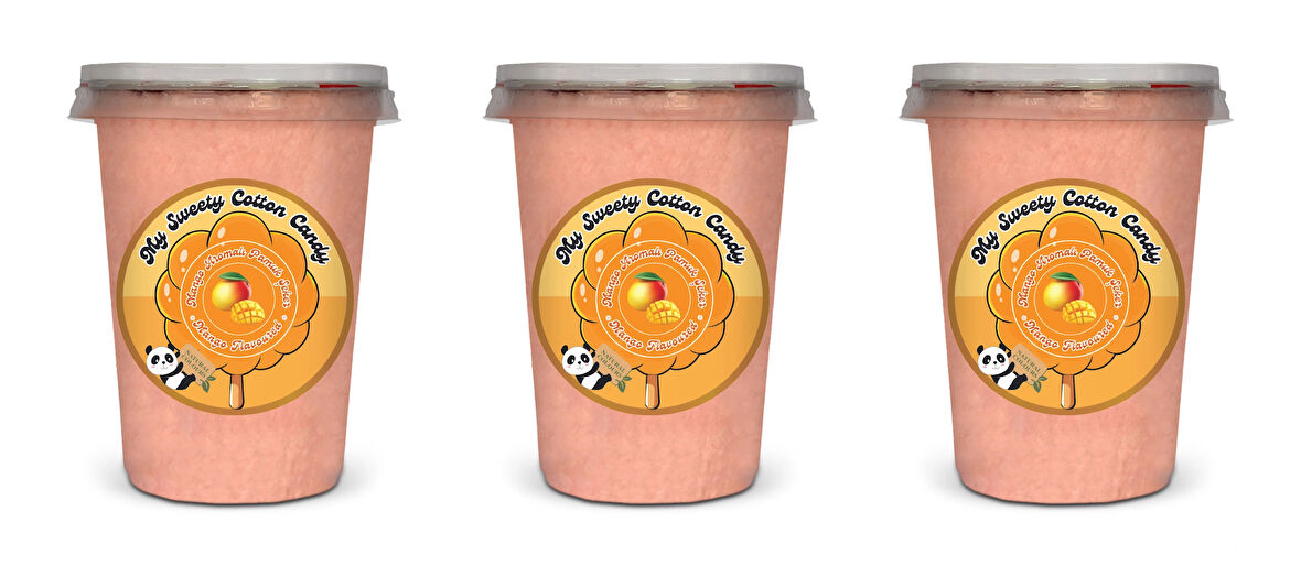 MANGO AROMALI 3'LÜ GURME PAMUK ŞEKERLER