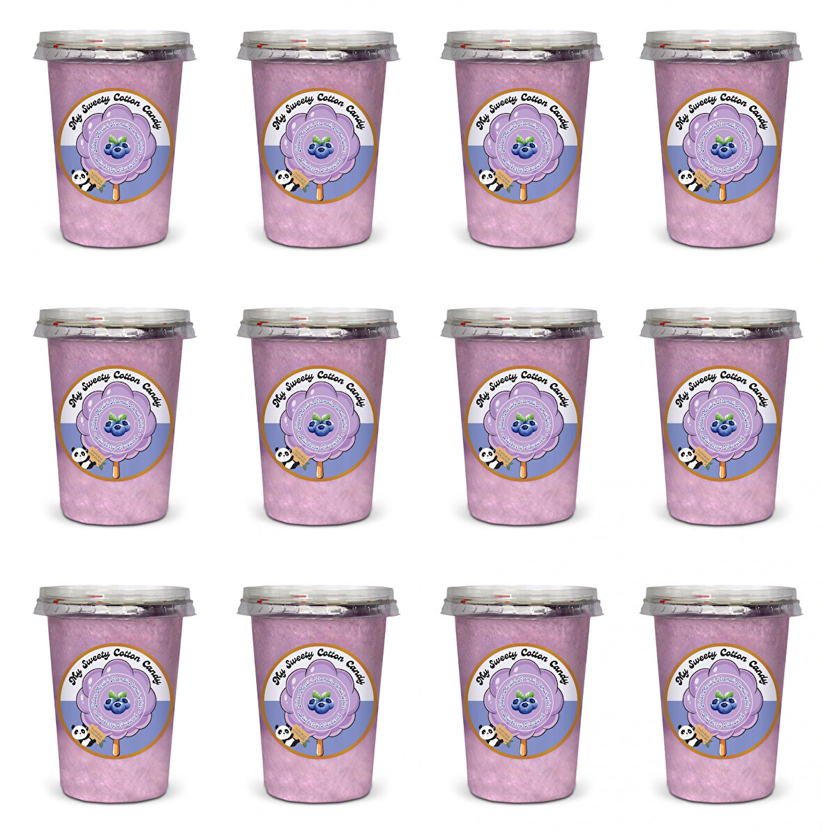 YABAN MERSİNİ AROMALI 12'Lİ GURME PAMUK ŞEKERLER